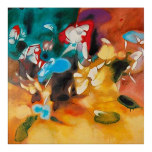 Daniel Ketelhut, Surrealistic Oil Painting "A Richer Harvest, Reaped Without Toil"