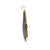 Vintage Oversized 18k Lapis Lazuli Libra Zodiac Pendant For Sale - Image 4 of 10