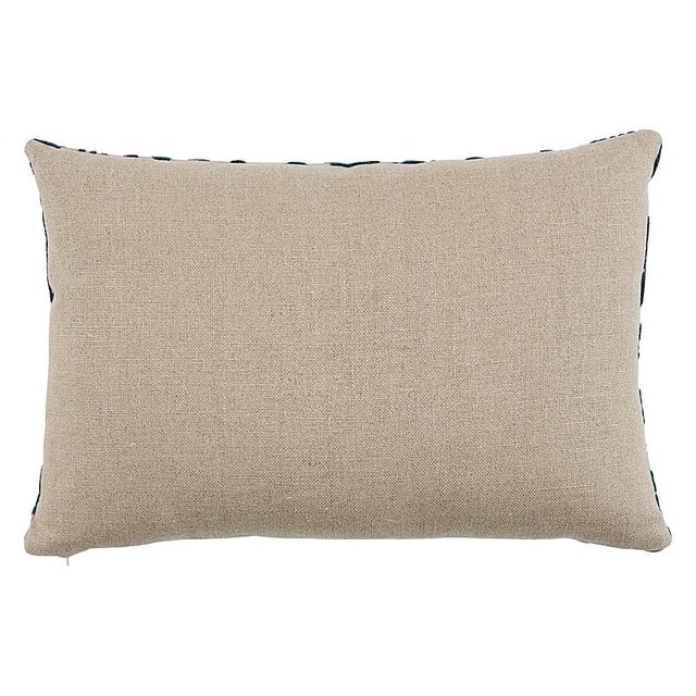 This pillow features Pavone Velvet with a knife edge finish. A host of sources, from Peruvian weavings to Ukranian...
