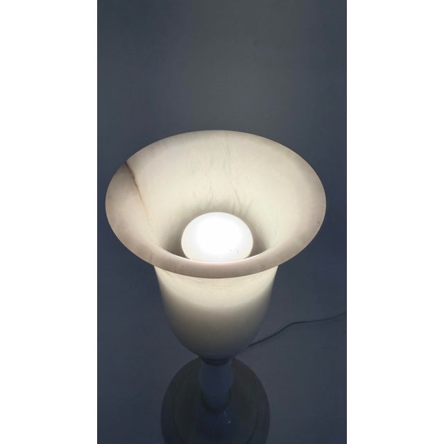 Alabaster Urn Lamp For Sale In Savannah - Image 6 of 11