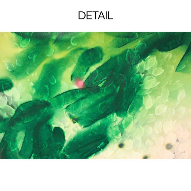 2020s "Morning Shush" Original Contemporary Abstract Painting by Mel Rea For Sale - Image 5 of 10