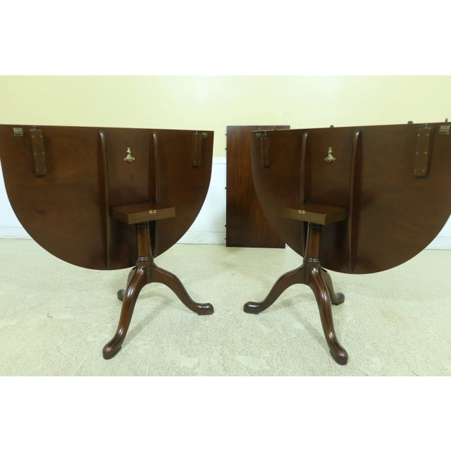 Kittinger Cw-66 Colonial Williamsburg Mahogany Dining Room Table For Sale - Image 10 of 13