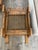 Pair of Antique Oak/Cane Canoe Folding Chairs Circa 1920s For Sale - Image 12 of 16