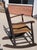 Early 19thc Original Brown Painted Ladder Back Rocking Chair For Sale - Image 4 of 5
