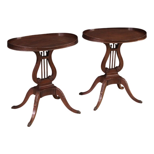 20th Century English Side Tables, 1960s, Set of 2 For Sale
