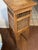 Islamic Antique Moorish Pedestal Plant Stand Carved Wood Moucharabieh Lattice Table 40" For Sale - Image 3 of 8