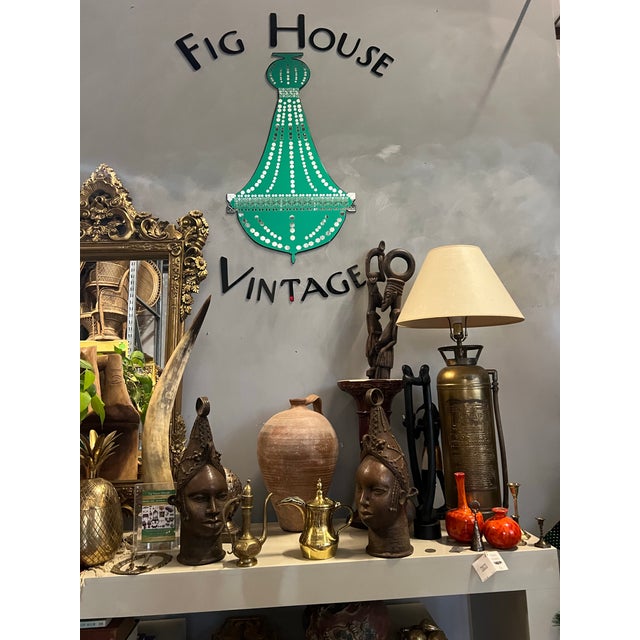 Vintage Brass Etched Teapot For Sale - Image 4 of 7