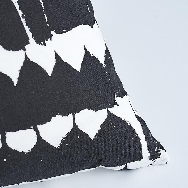 Schumacher Schumacher Queen of Spain 24" Pillow in Black For Sale - Image 4 of 5