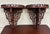 This is a beautiful pair of vintage Chinese Chippendale wall brackets or shelves featuring intricate pierced fretwork,...