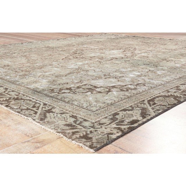 Textile Antique Persian Mahal Rug, 10'00 X 12'03 For Sale - Image 7 of 10