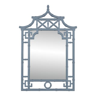 Shing Pagoda Wall Mirror, Glossy Windy Blue Skys For Sale