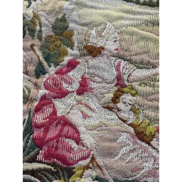 French Jacquard Tapestry, 1980s For Sale - Image 18 of 18