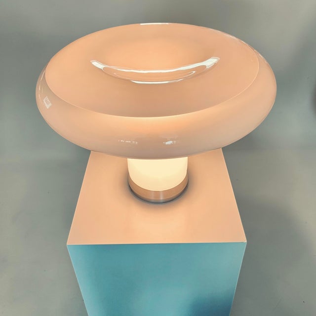 Large Italian Table Lamp by Angelo Mangiarotti for Artemide For Sale - Image 16 of 18