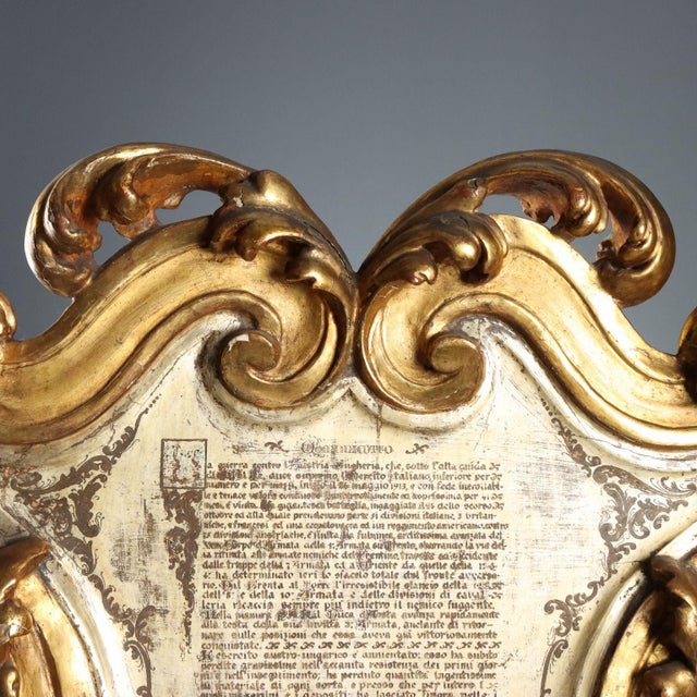 Baroque Style Cantaglorie in Giltwood For Sale - Image 3 of 11