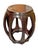 Wood Pair of Vintage Chinese Chinoiserie Hardwood Garden Stools or PedestalS For Sale - Image 7 of 18