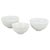 Small Bowls in White Porcelain by Friedl Holzer-Kjellberg, Set of 3 For Sale - Image 5 of 5