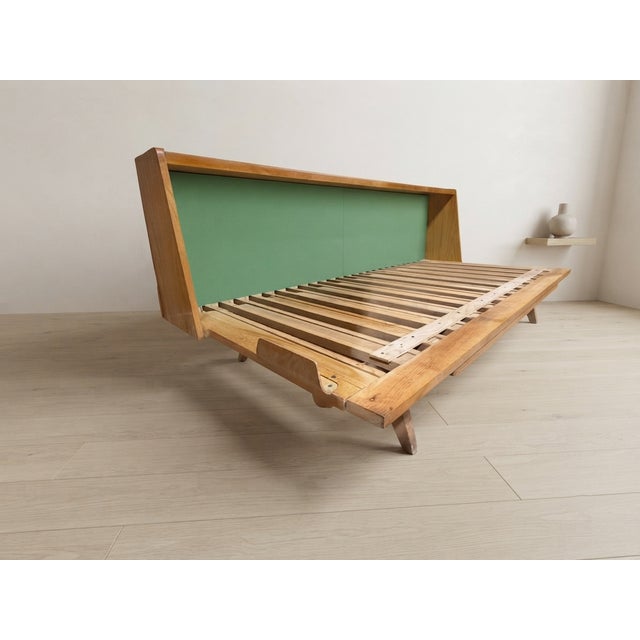 Green Mid-Century Modern Wooden Extendable Daybed, 1970 For Sale - Image 8 of 18