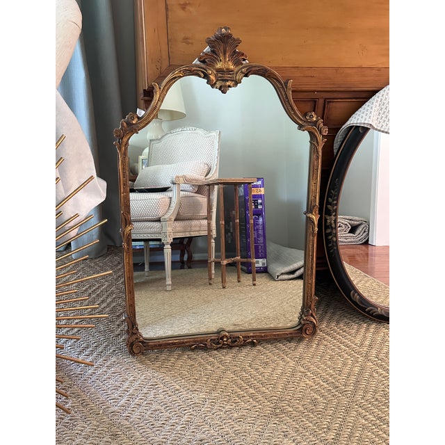 Glass 1990s Carolina Mirror Company Rococo Style Mirror For Sale - Image 7 of 7