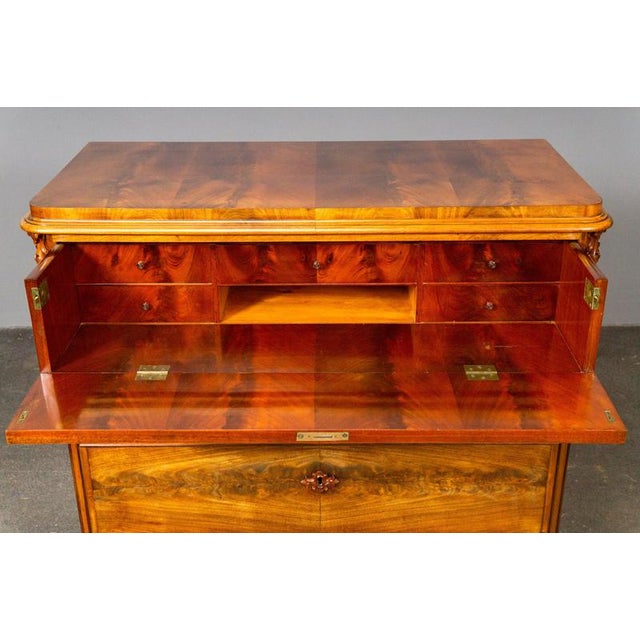 Practical Chest of Drawers with Secretary Compartment For Sale - Image 10 of 16