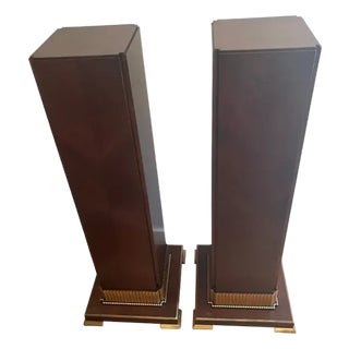 Francesco Molon Luxury Furniture Column/Pedestal Set of 2 For Sale