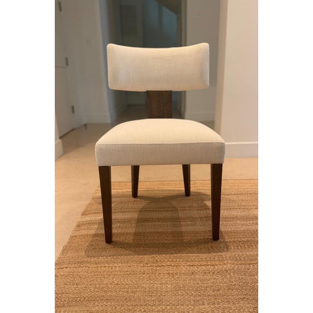 Contemporary Rh / Restoration Hardware - Byron 84” Dining Table + 6 Padua Chairs - Brown Oak For Sale - Image 3 of 6