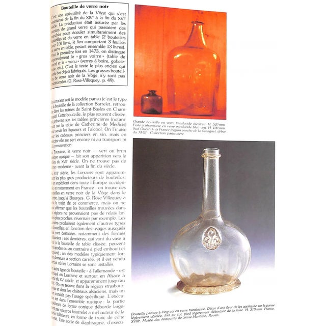 "Verre d'Usage Et De Prestige: France 1500-1800" 1988 Bellanger, Jacqueline For Sale - Image 10 of 13