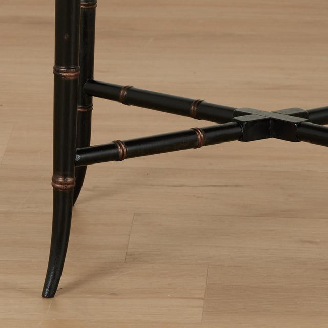 Pair of Vintage British Colonial Style Three Tiered Stands For Sale - Image 9 of 14
