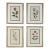 Framed Vintage Botanical Prints Set of 4 - Authentic 1964 Prints For Sale