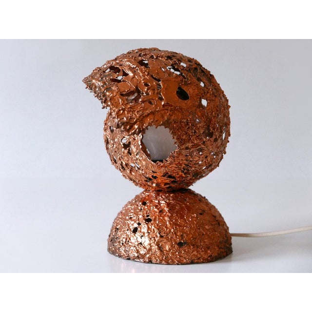 Tukiainen Table Lamp Sea Shell by Aimo Ossi Kalevi for Oy Moonlight, Finland, 1970s For Sale - Image 6 of 18