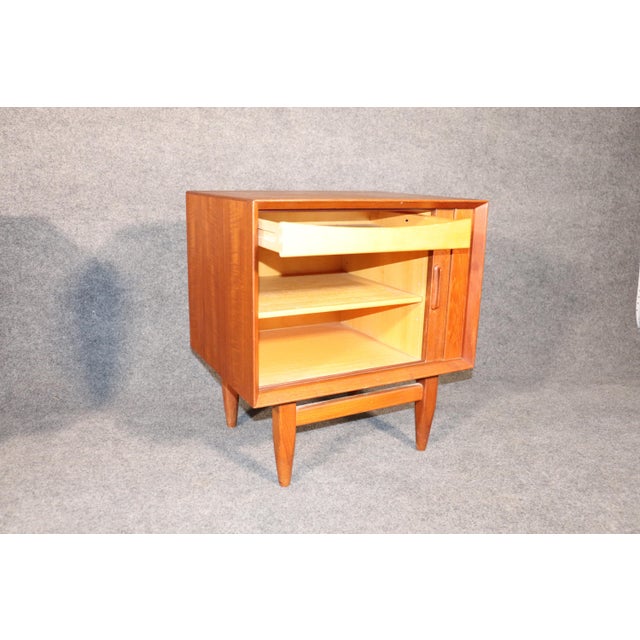 Mid-Century Modern Mid 20th Century Danish Modern Nightstands by Falster - 2 Pieces For Sale - Image 3 of 10
