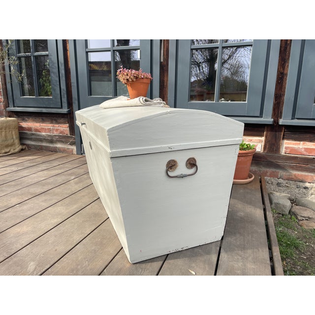 Antique Chest in Fir, 1890s For Sale - Image 9 of 14