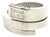 1990s Gucci Estate Ring Size 5 Sterling Silver 13.5 mm For Sale