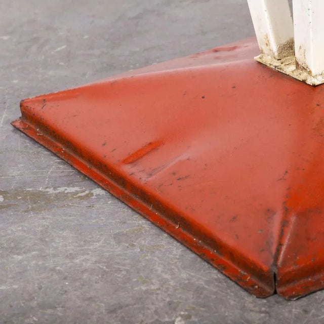 1950’s Original French Tolix Outdoor Dining Table – Four Column Base. Tolix is one of our all time favourite companies. In...
