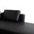 Leather Chrome Corner Sofa in Black with Manual Function by Brühl Moule For Sale - Image 9 of 18