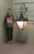 Industrial Large Painted Copper Wall Lantern, 1960s For Sale - Image 3 of 9