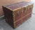 Textile Early 20th Century Rawleys Brass and Leather Bound on Canvas Wardrobe Trunk For Sale - Image 7 of 12