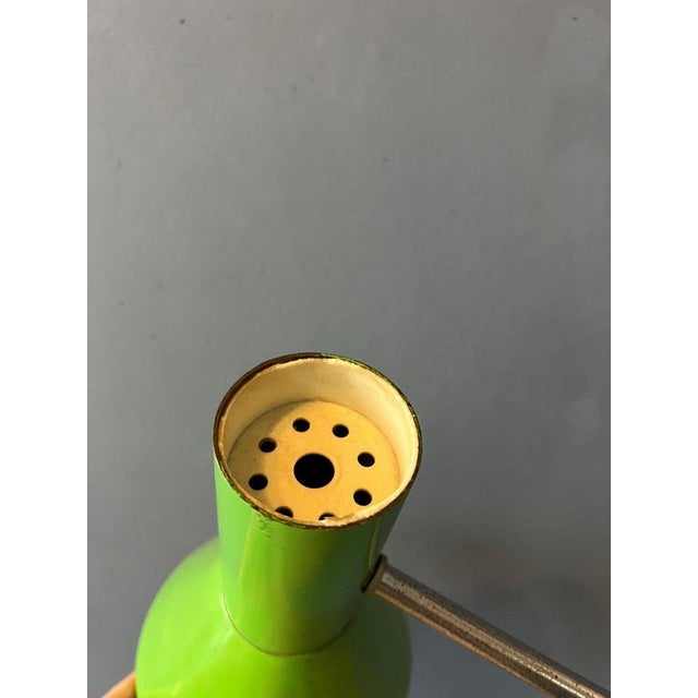 Green Mid-Century Apple Green Adjustable Floor Lamp For Sale - Image 8 of 11