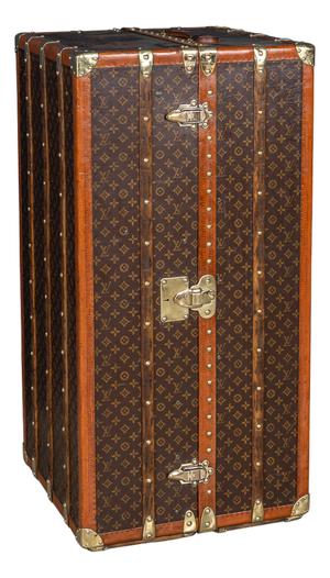 20th Century Wardrobe Trunk in Monogram Canvas from Louis Vuitton, France, 1930s