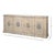 French Provincial Wall Cabinet with Carved Crest Medallions For Sale - Image 11 of 11