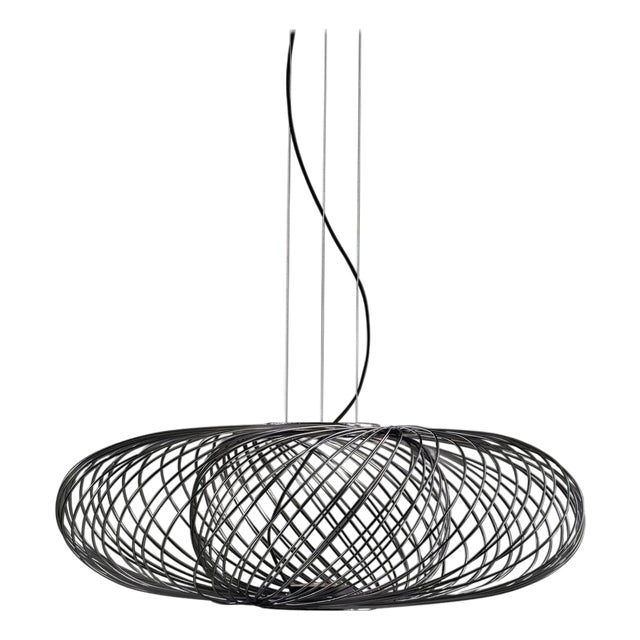 Graphite Matte Anwar T 30 Pendant by Parachilna For Sale