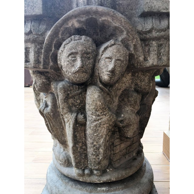 Mid 18th Century Classical Roman Style Terracotta Urn Depicting a Lovers For Sale - Image 5 of 7