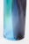 Vintage Danish Swirled Glass Tall Bottle in Blue, Purple, Green, Turquoise , 1960's For Sale In Miami - Image 6 of 9