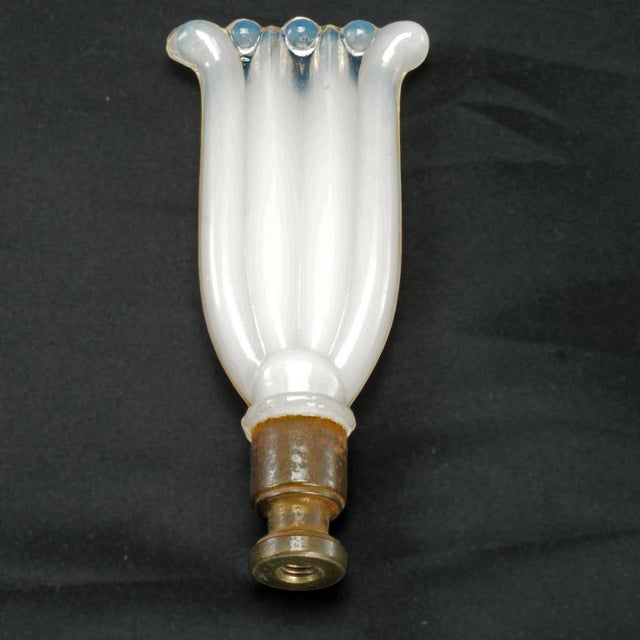 Aladdin Alacite Glass Lamp With Alacite Finial Chairish