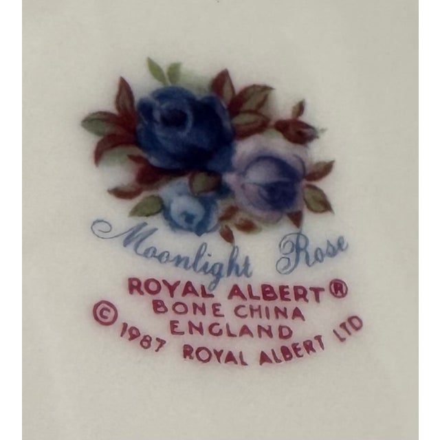 Pattern: Moonlight Rose (Discontinued) Manufacturer: Royal Albert (Stoke-on-Trent, England) Condition: Mint / Brand New /...