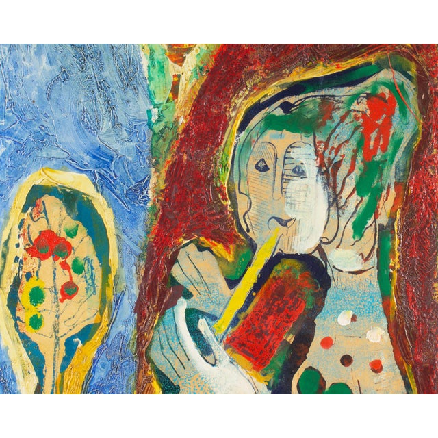 Abstract Oil on Board Painting by Alex "Boz" Bozickovic For Sale - Image 3 of 8