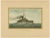 Hugo Graf, SMS Siegfried, Chromolithograph of a German Coastal Defense Ship, 1903, Print For Sale