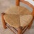 1950s French Wood and Woven Chairs Attributed to Charles Dudouyt, Set of 4 For Sale - Image 10 of 11