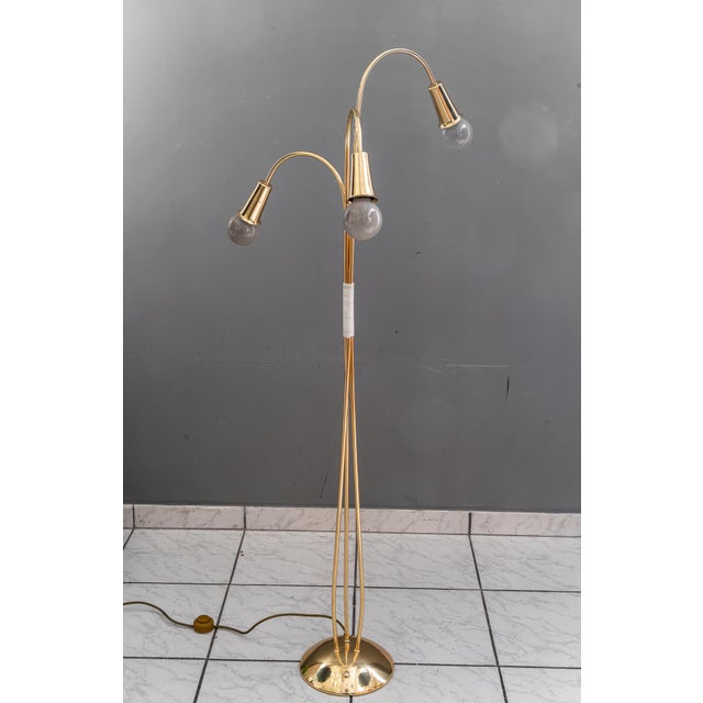 Metal Floor Lamp from Rupert Nikoll, Vienna, 1960s For Sale - Image 7 of 18
