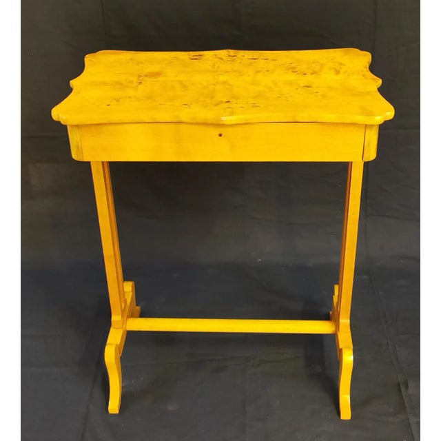 Side Table with Biedermeier Style Drawer, 1890s For Sale - Image 3 of 9