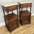 Bedside Tables in Carved Oak with Marble Top, Set of 2 For Sale - Image 3 of 14